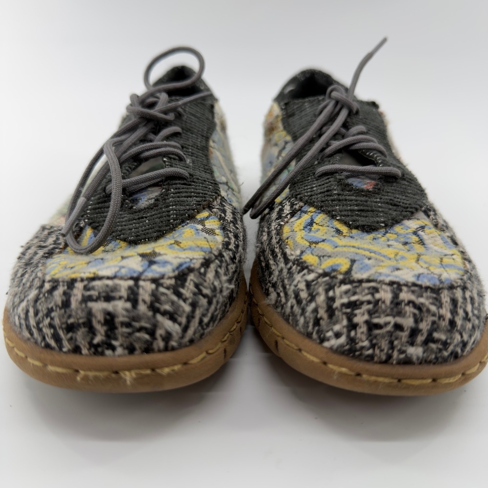 Born Womens Sneakers Multi Color Tapestry Lace Up‎ Shoes Size 9 - Picture 2 of 6